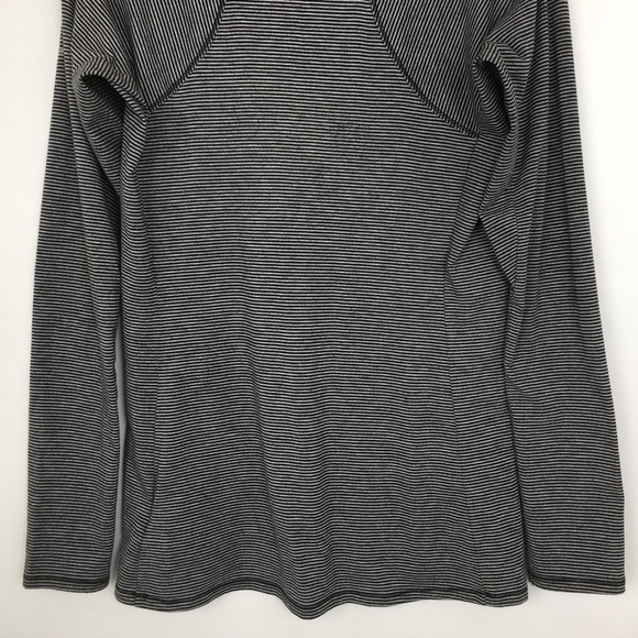 Columbia Women's Omni-Wick 1/4 Zip Pullover Top Shirt Grey Micro Stripe Size M - Picture 10 of 11